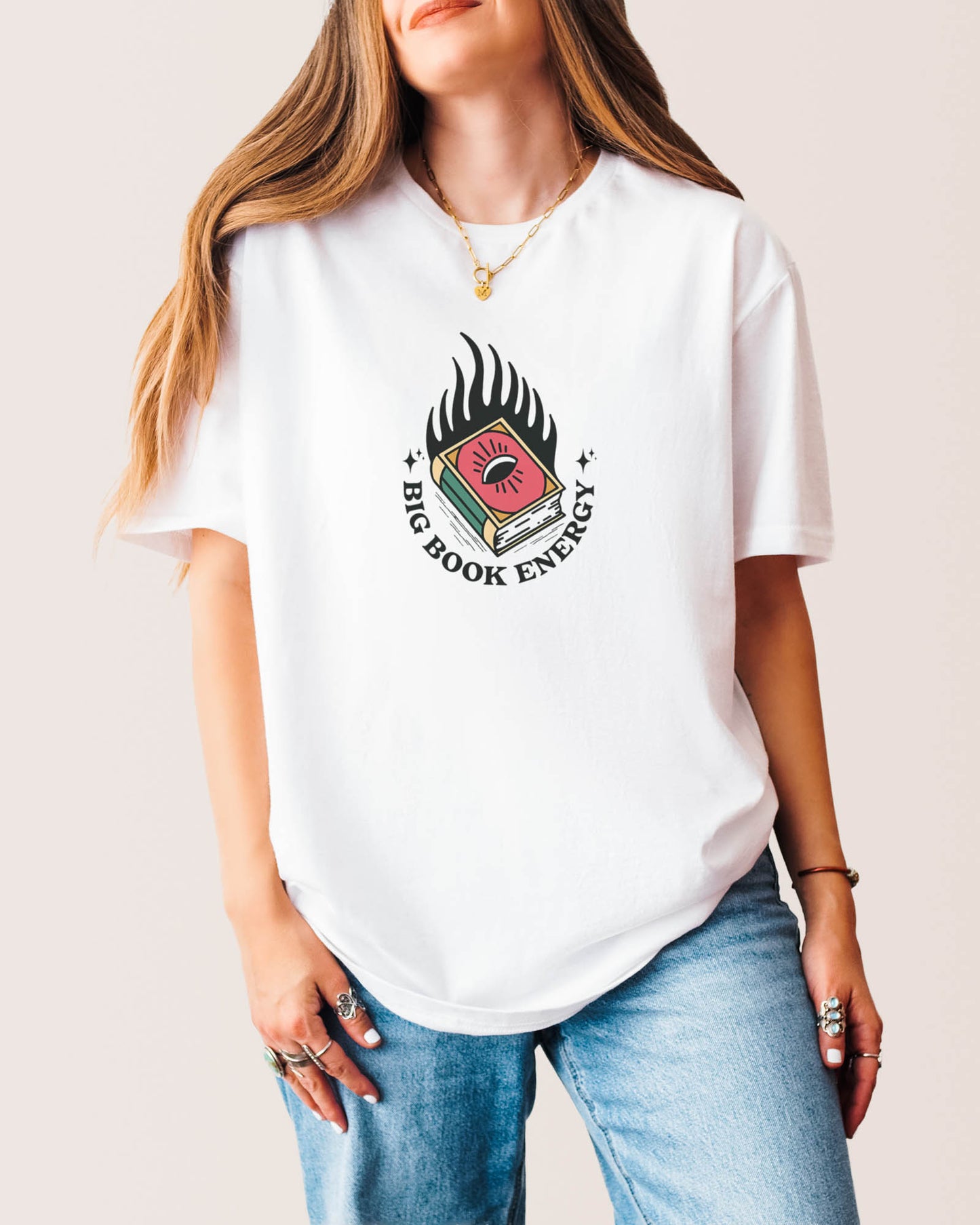 Big Book Energy T‑Shirt White