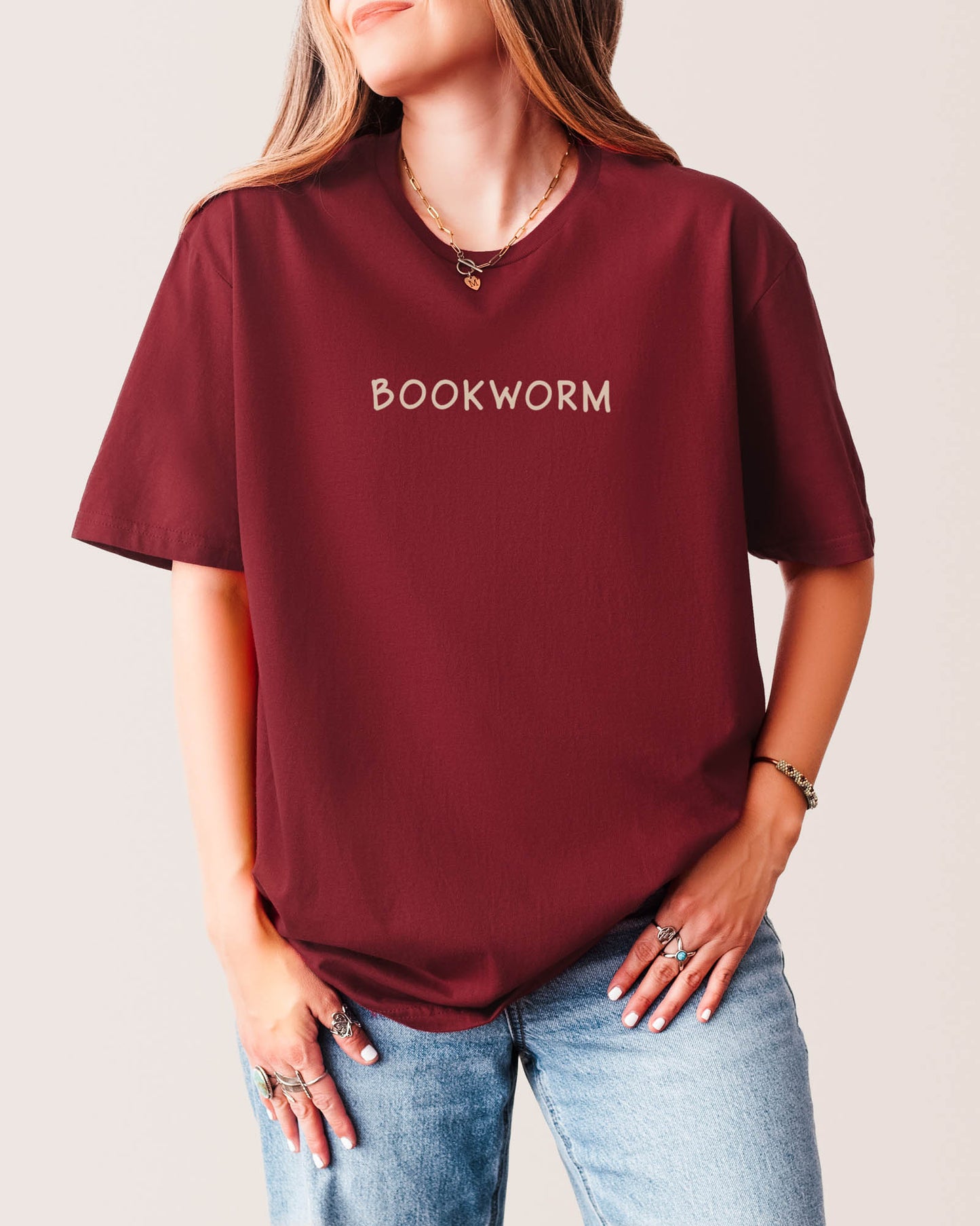 Bookworm T‑Shirt Cardinal Red