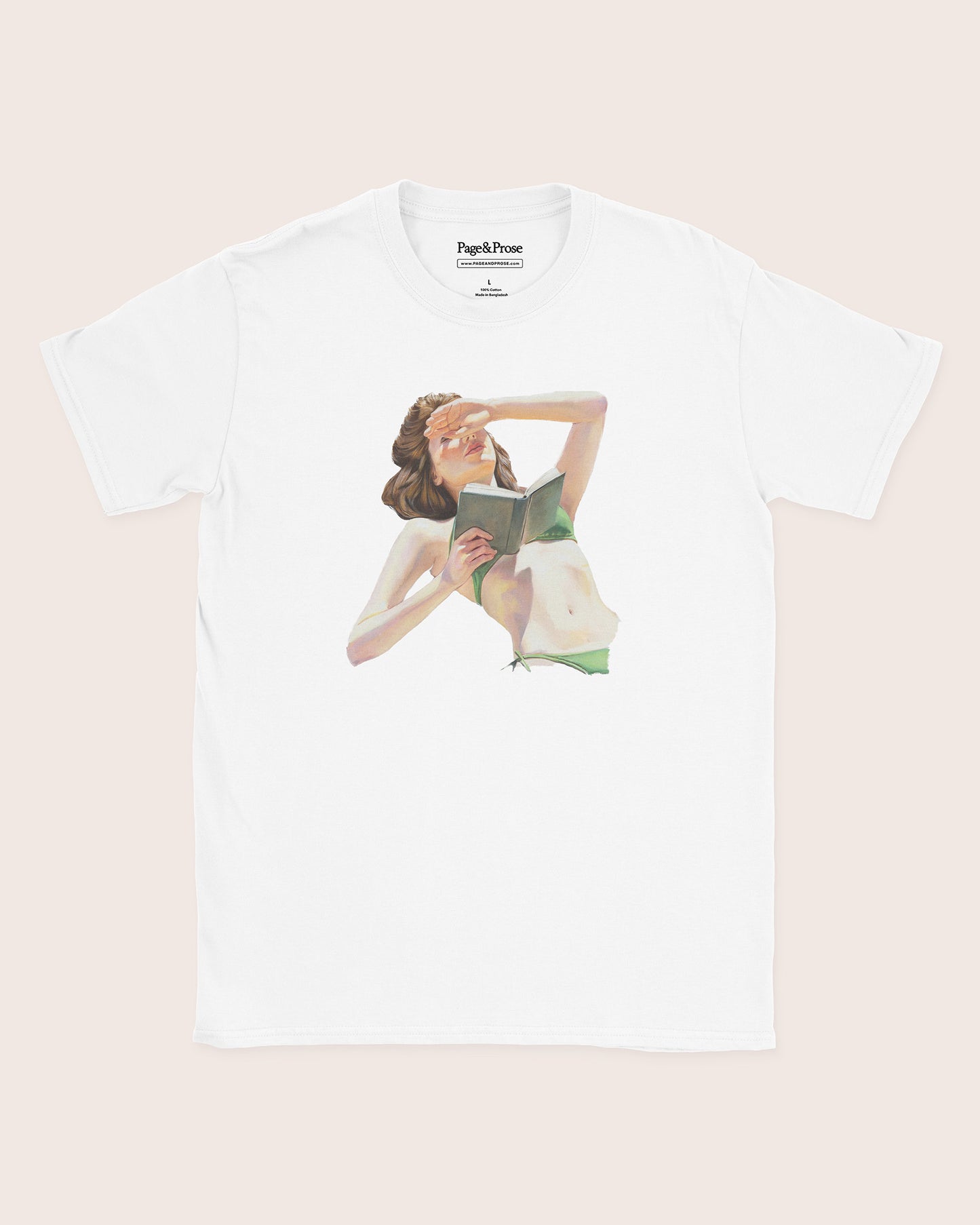 Sunbathing Reader T‑Shirt