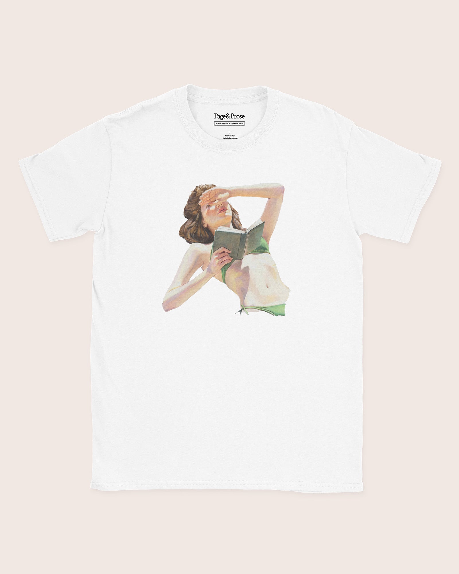 Sunbathing Reader T‑Shirt