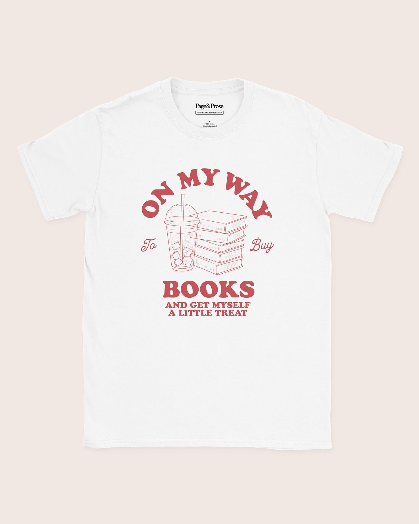 On My Way To Buy Books T‑Shirt