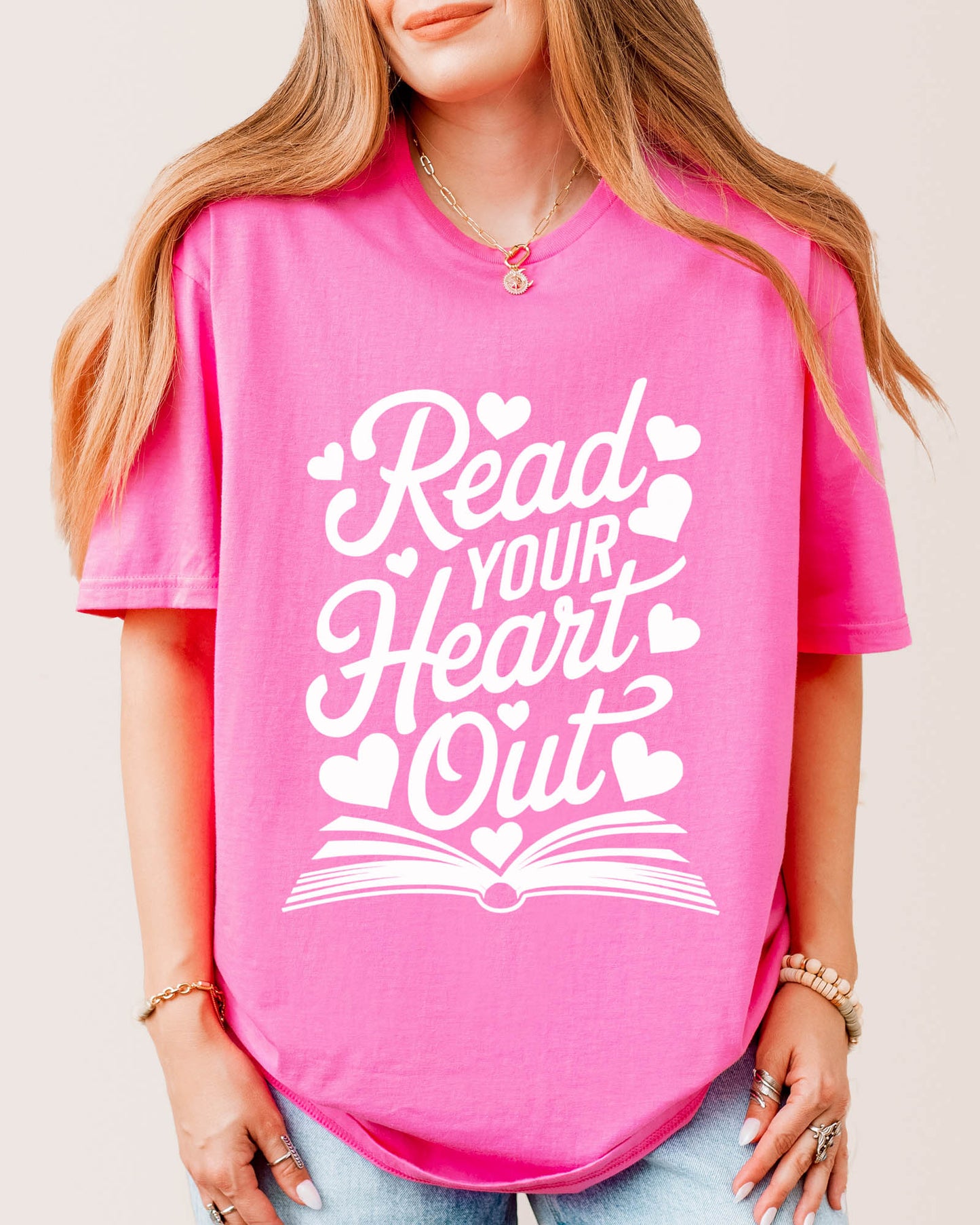 Read Your Heart Out T‑Shirt Azalea