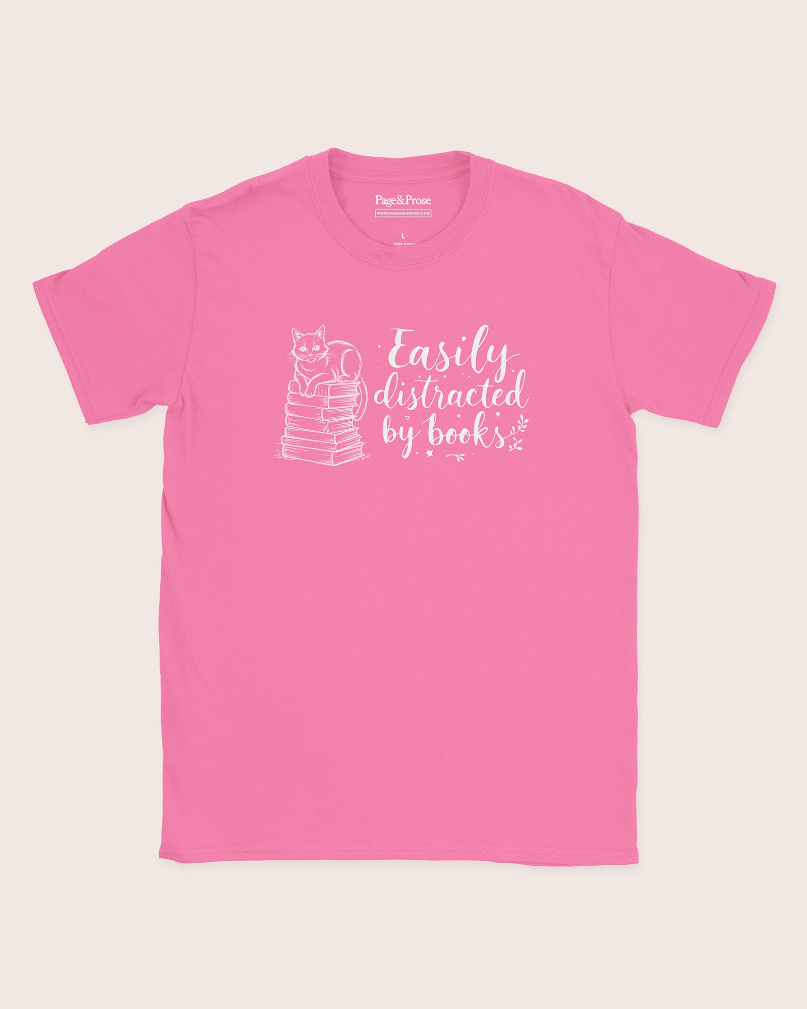 Easily Distracted By Books T‑Shirt