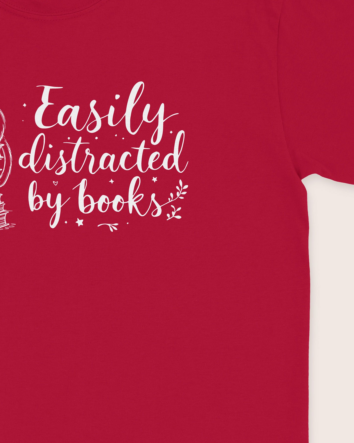 Easily Distracted By Books T‑Shirt