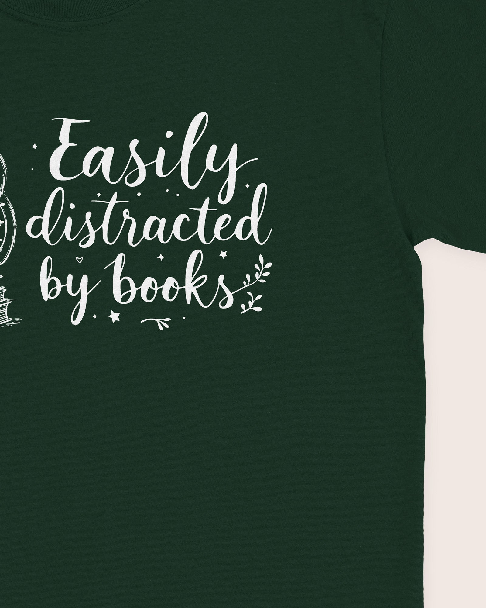 Easily Distracted By Books T‑Shirt