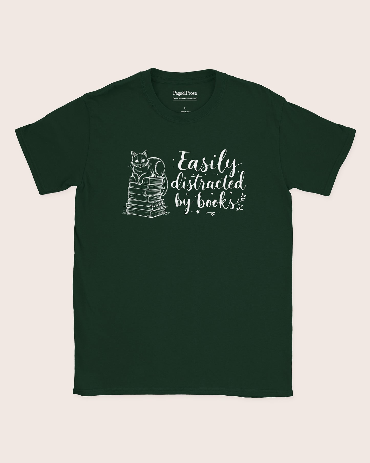 Easily Distracted By Books T‑Shirt