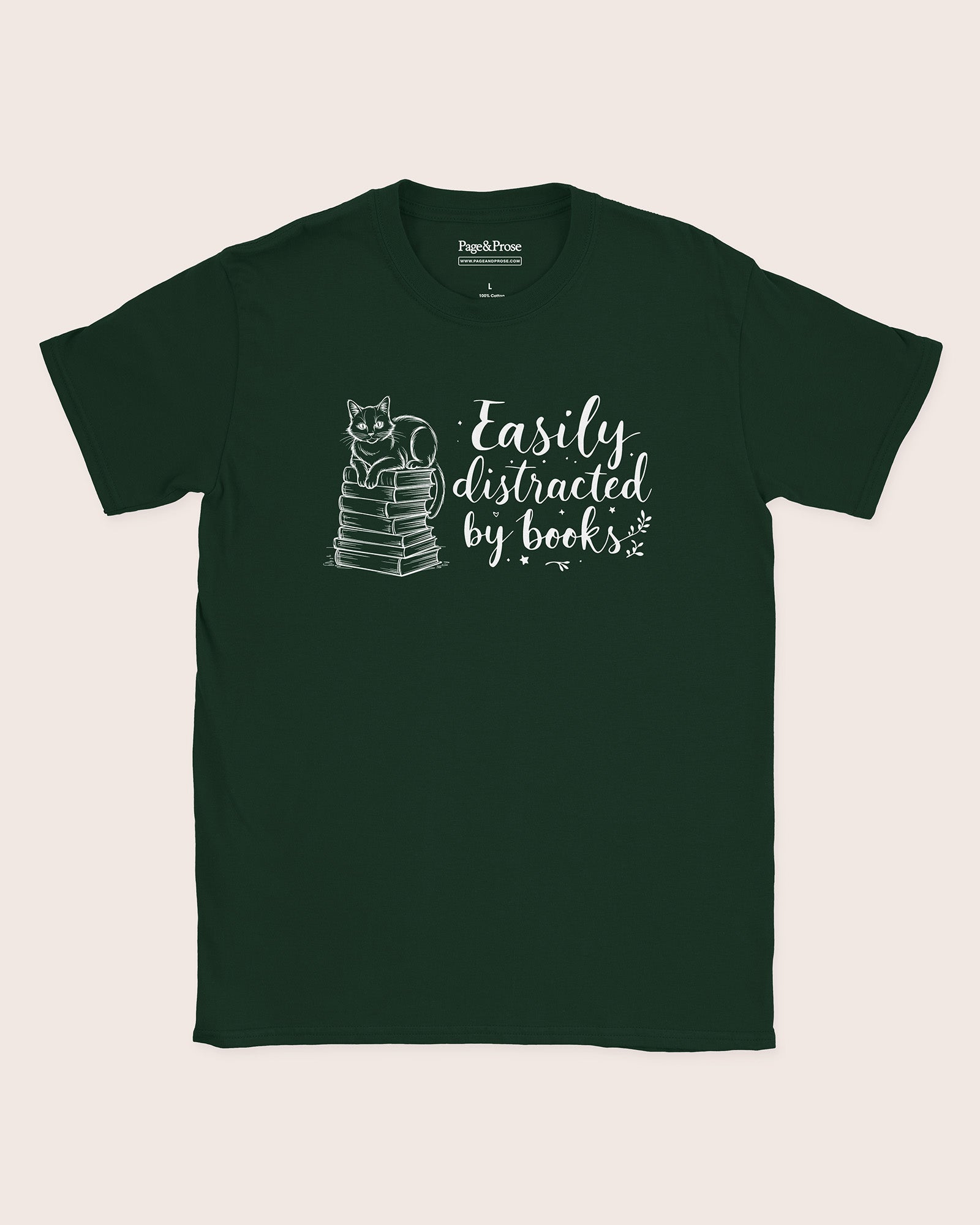 Easily Distracted By Books T‑Shirt