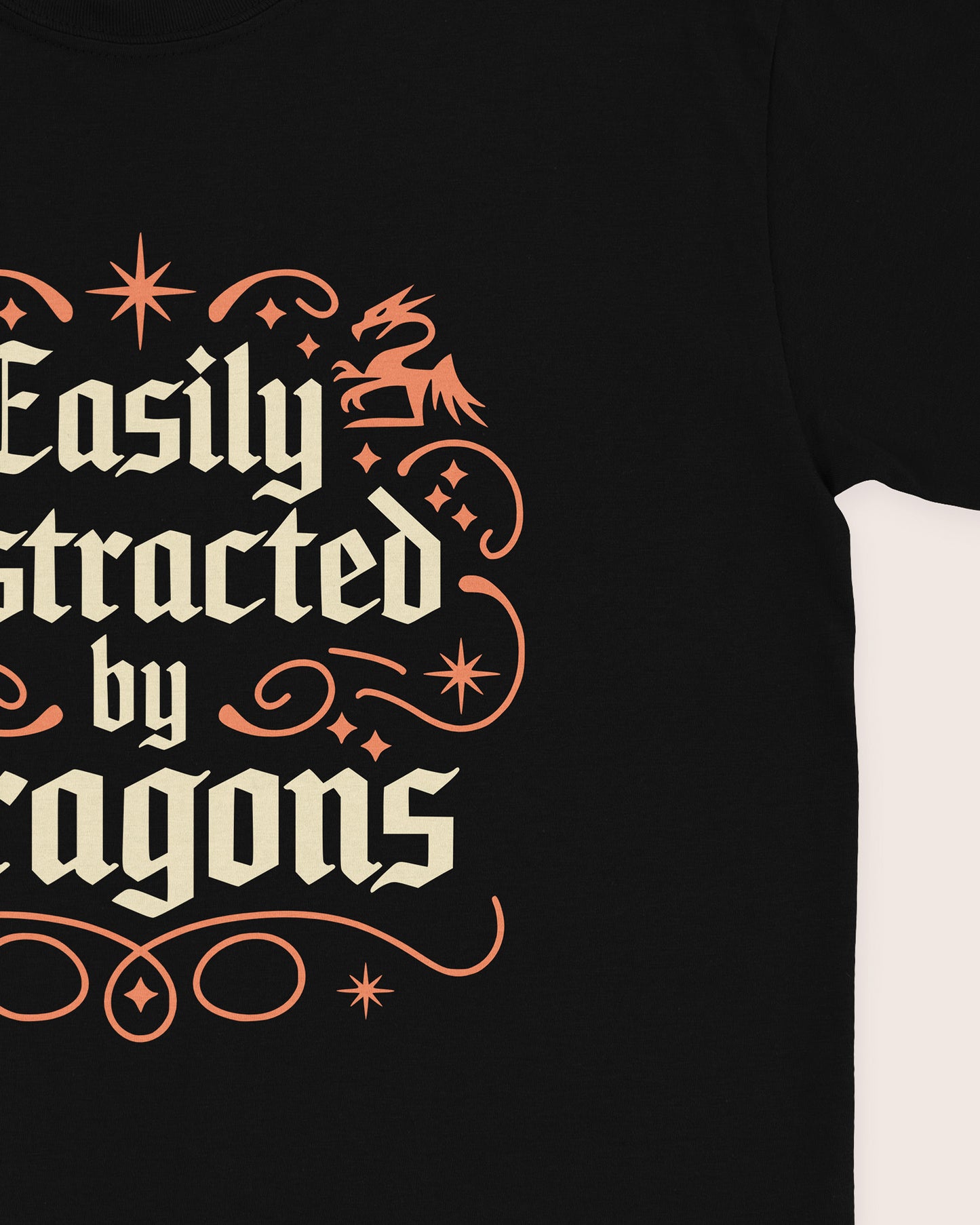 Easily Distracted By Dragons T‑Shirt