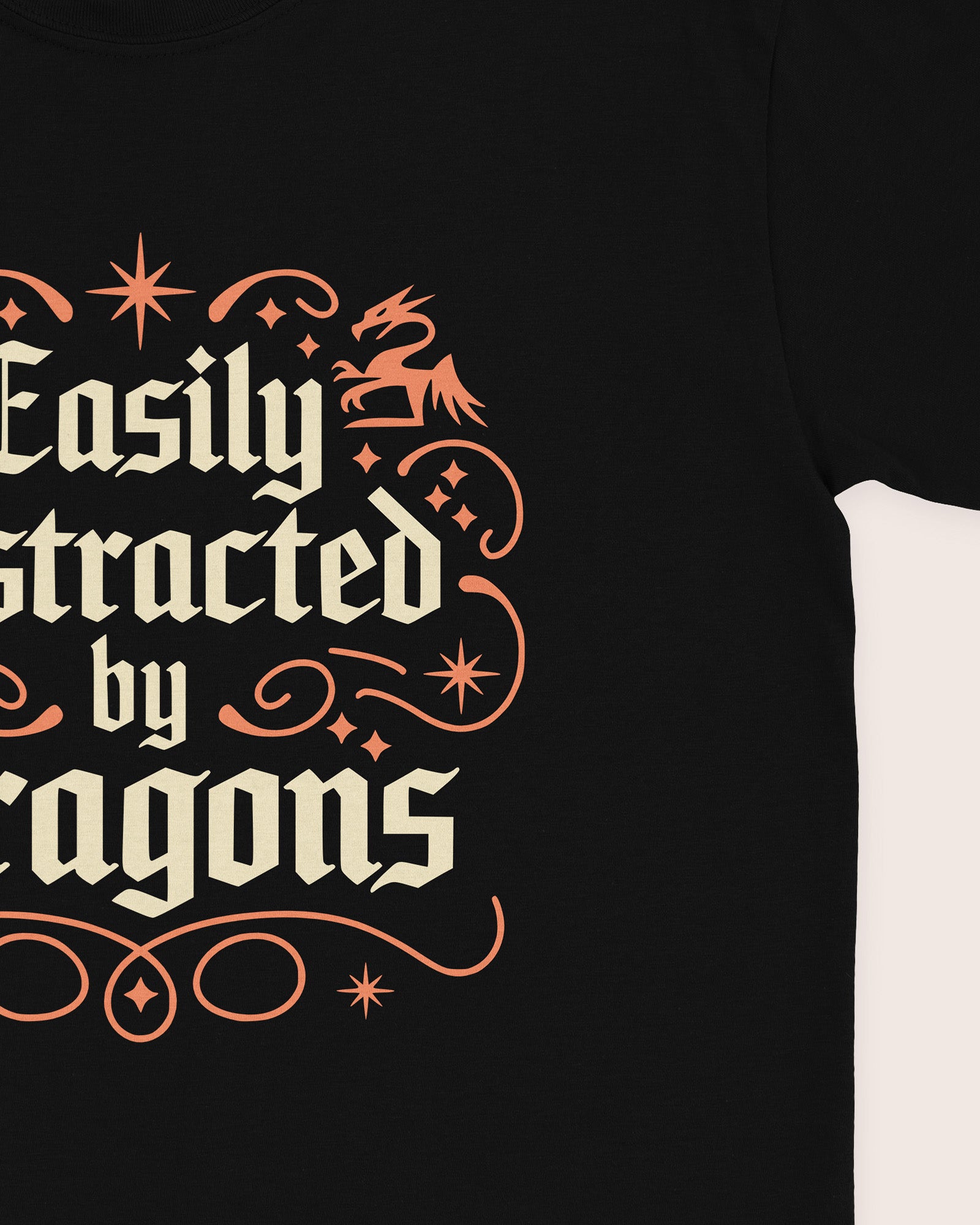 Easily Distracted By Dragons T‑Shirt