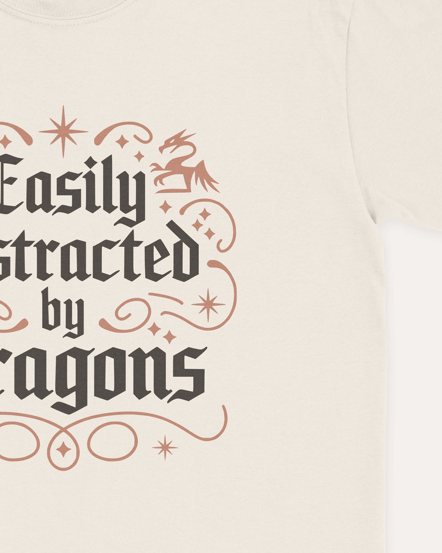 Easily Distracted By Dragons T‑Shirt