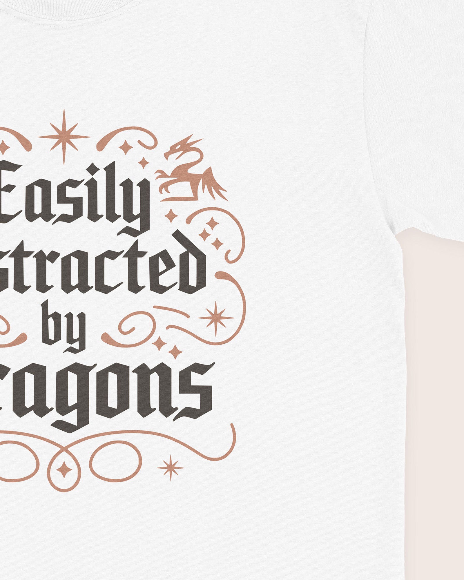 Easily Distracted By Dragons T‑Shirt