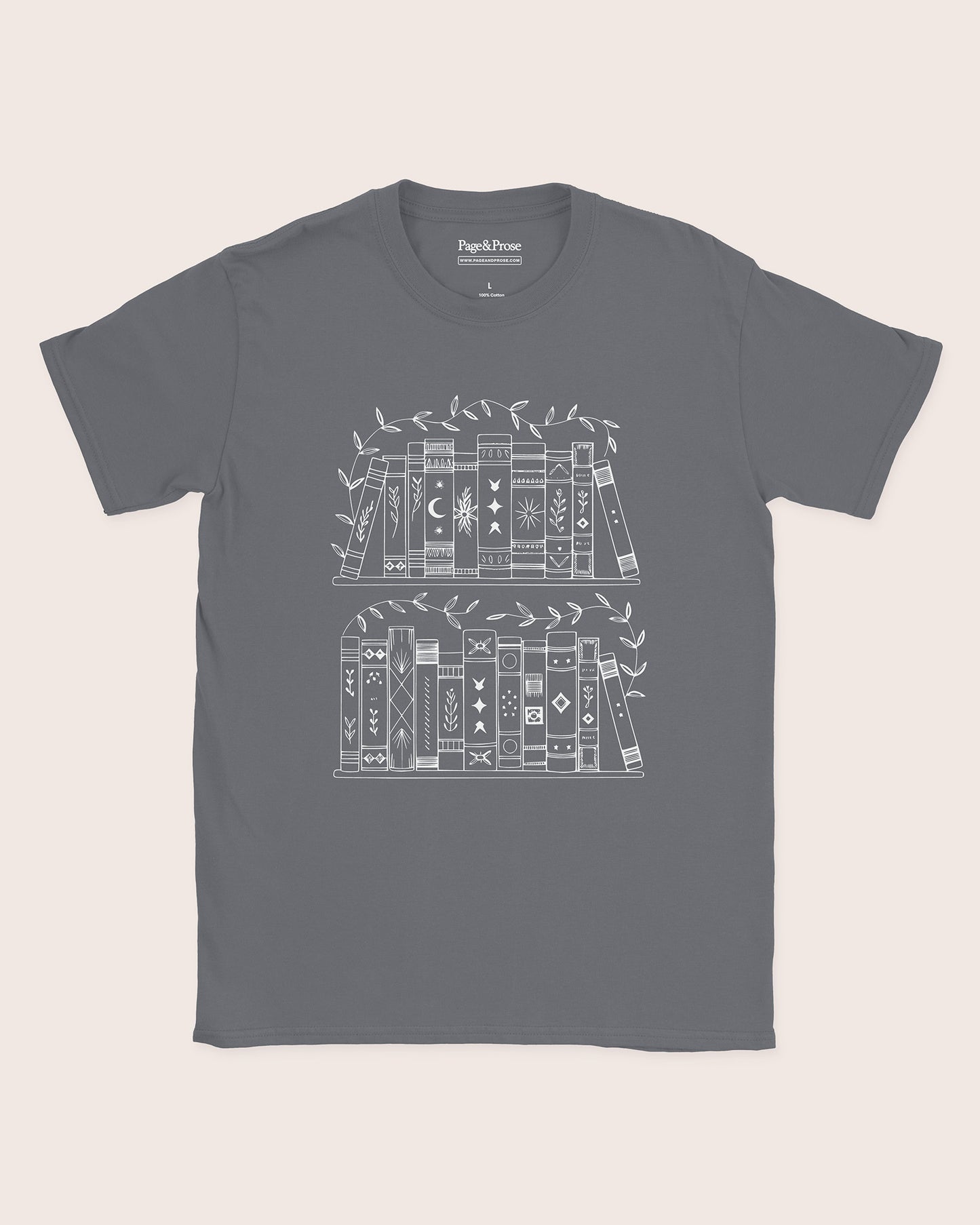 Bookshelf Block T‑Shirt