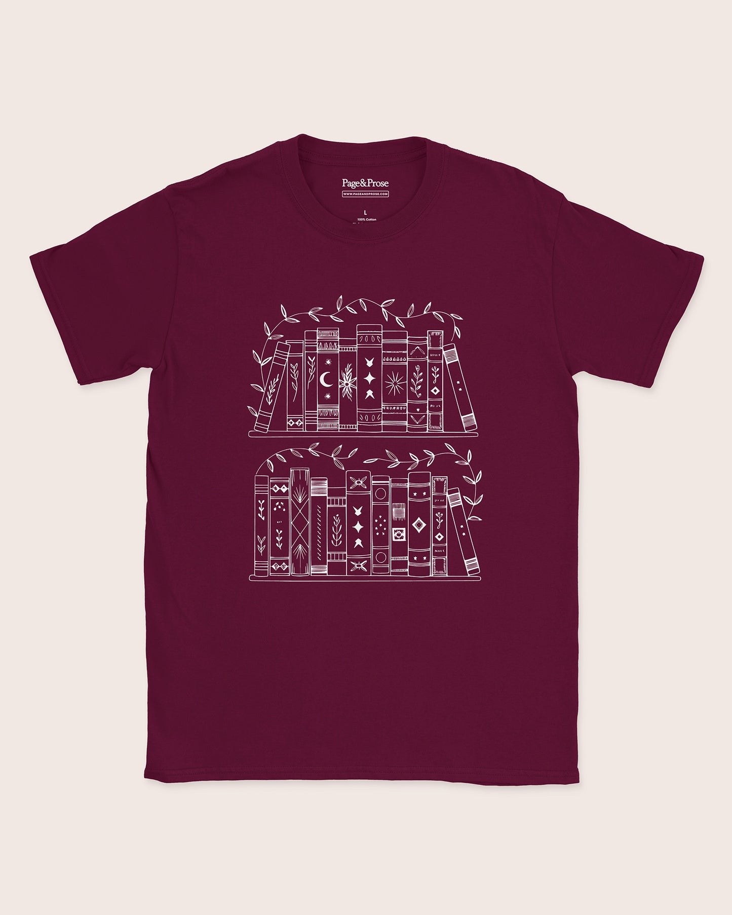 Bookshelf Block T‑Shirt