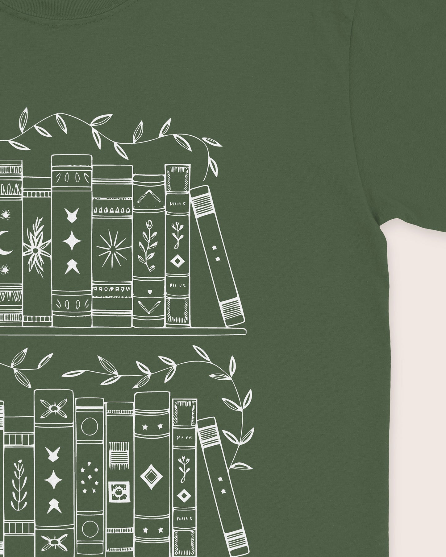 Bookshelf Block T‑Shirt